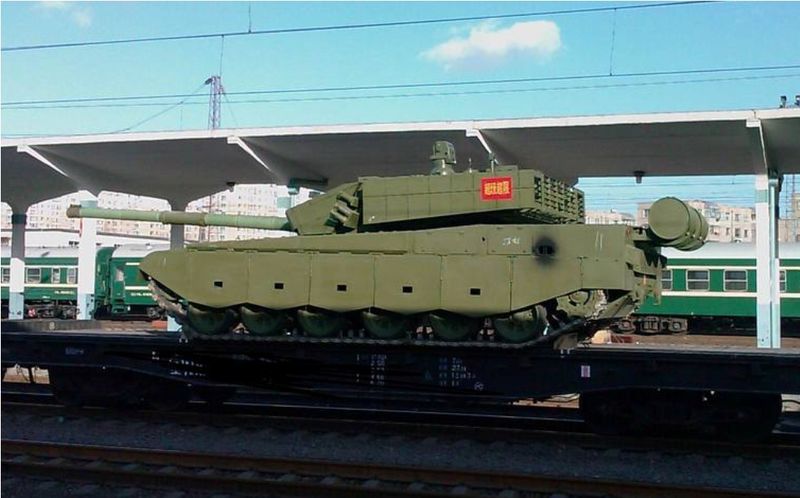 ople's Liberation Army TL-8Type 99A2 Type 99A1 Type 99A additional armor turret  chassis (APFSDS), HEAT, and HE-FRAG 125 mm ZPT9