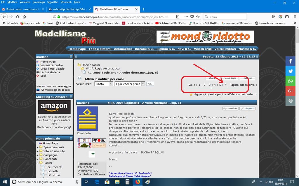 Pagina M+