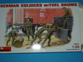 Miniart 35041 German Soldiers w/Fuel Drums