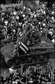 Fidel CASTRO's partisans arrived inb tanks in the  liberated city of La Havana 2