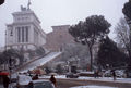 Roma con la neve