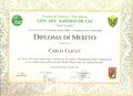 Diploma Premio De Cia