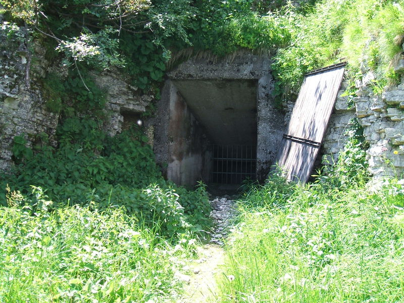 Cannone da 75/27 in Galleria