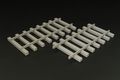 HLX48305 RAILWAY TRACKS resin railway tracks in scale 1/48
