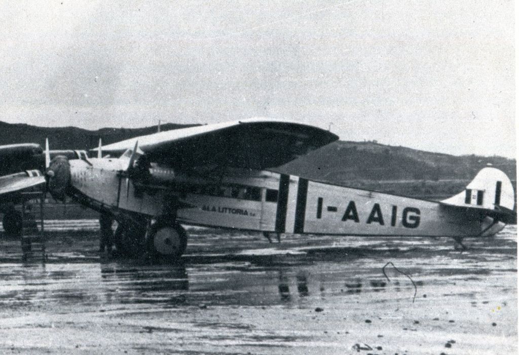 Fokker F.VII - Ala Littoria - Tirana 21-10-1940