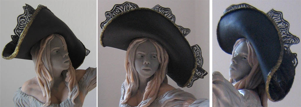 cappello con pizzo