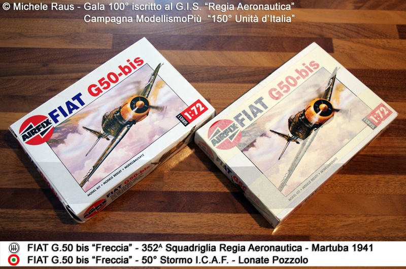 FIAT G.50 bis "Freccia" 1/72