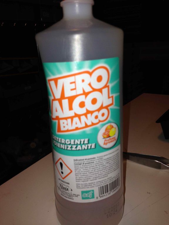 Alcool bianco usi