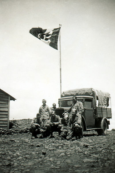 1936 - Abissinia - Alzabandiera