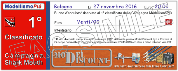 Buono Vincitore Shark 2016