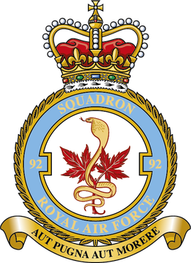 92 Squadron RAF badge