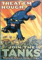WW2 Propaganda Posters. Join the Tanks