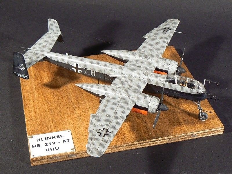 Heinkel He-219 A7 UHU scala 1-48 di Baraglia Walter  Fhoenix Model Piemonte.JPG
