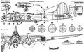 Scale-Model-Aircraft-Plans-Drawings-Boeing-B-17-Flying-Fortress