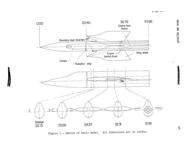 F-105 Thunderchief NACA studies 01