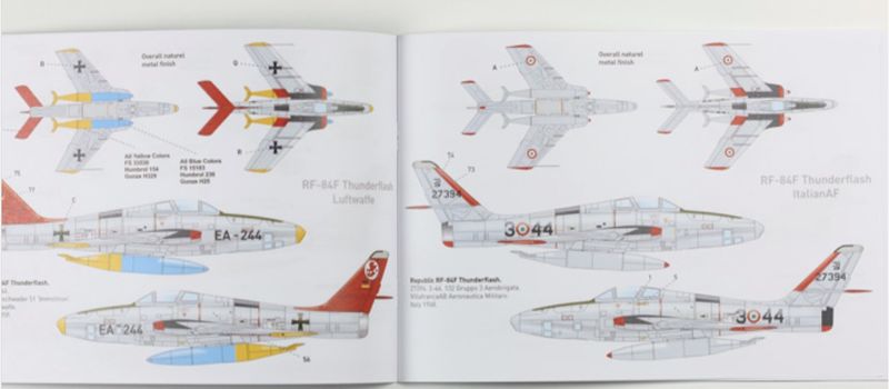 Republic RF-84F ThunderFlash. Tanmodel 02