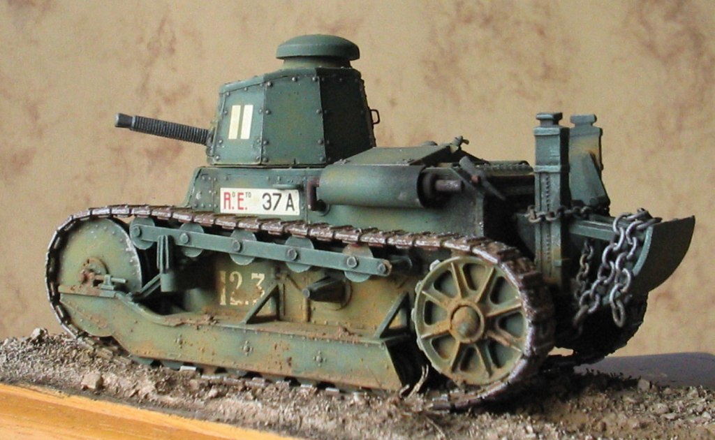 tank italiano FIAT 2000 1921