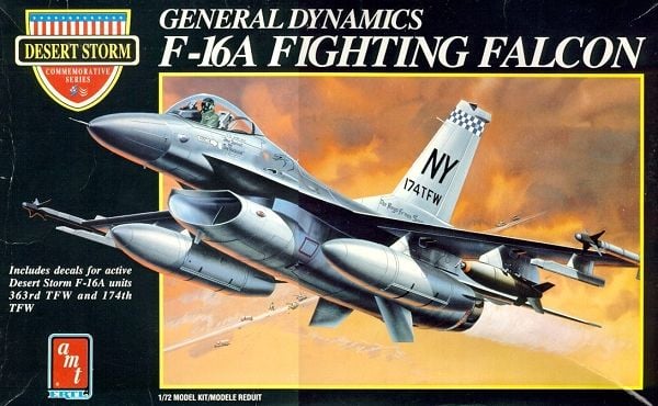 F-16A AMT-ERTL boxart