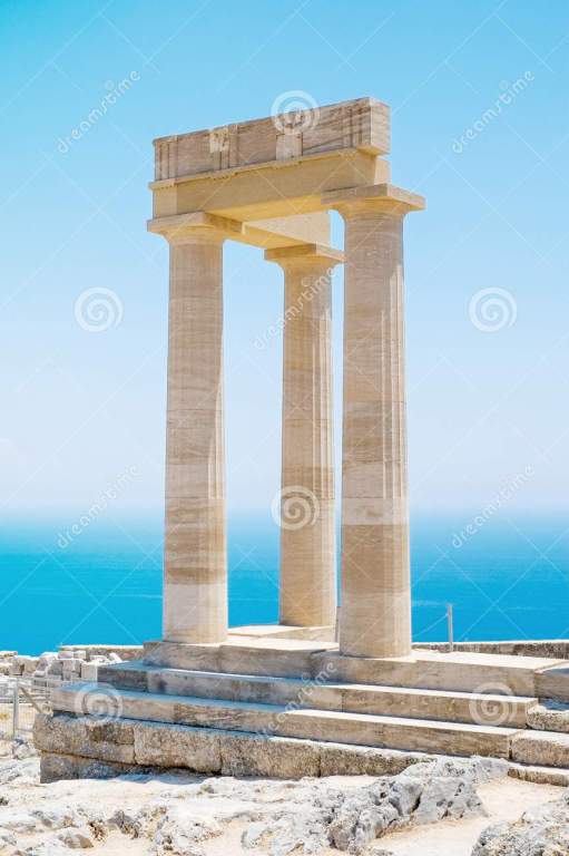 Tempio di Atena a Lindos Rodi