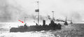 Gayret-i Vataniye (maybe, two dark bands on the first funnel) 1915 Marmara  Sea