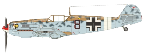 Bf-109E7-profilo600