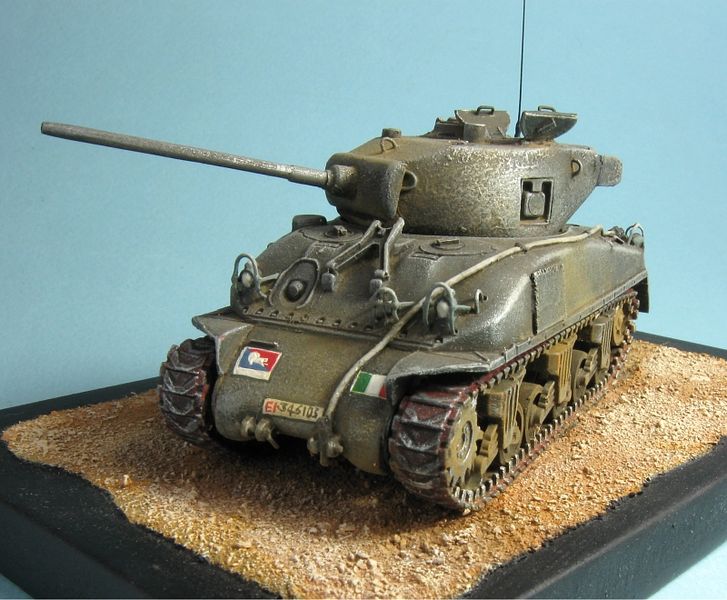 M4A1 76 mm Sherman IIA, 132 Rgt carri Ariete, Italia 1956 02